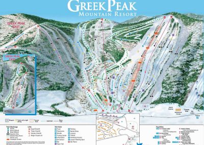 Greek Peak map